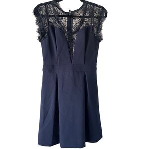 Brand New with Tags BCBGeneration Navy Blue Lace Dress Size 4